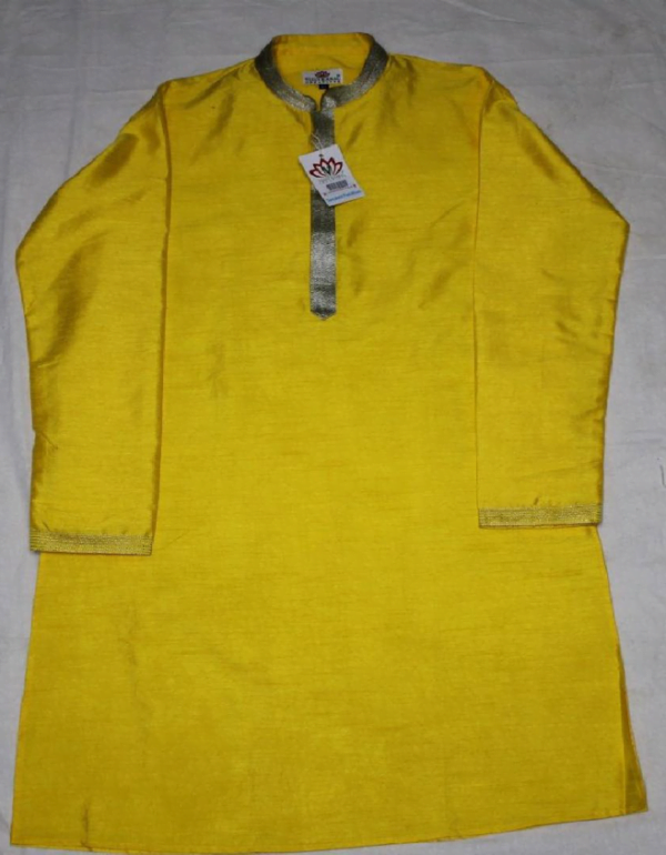 Dupion Ethnic Long Kurta - Image 3