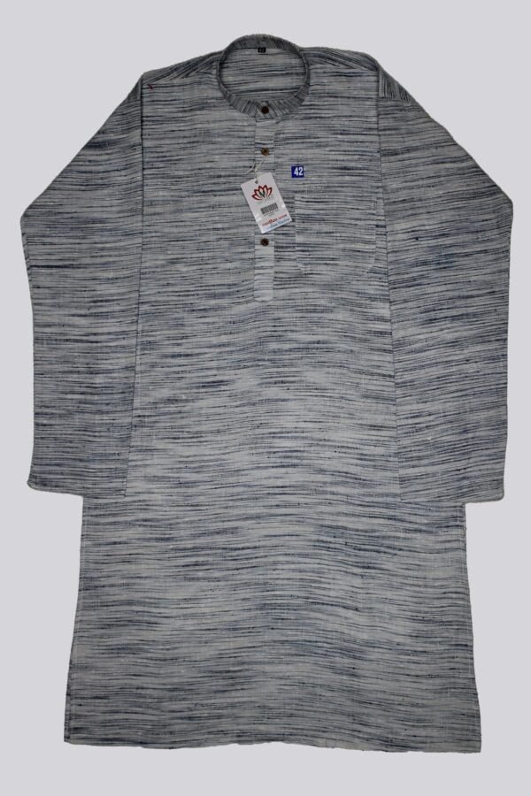 Sudh Khadi Long Kurta - Image 3