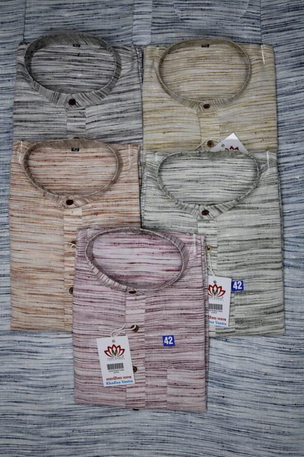 Sudh Khadi Long Kurta - Image 2