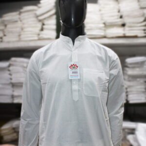Cotton Kurta Payazama Set White (SPICECOT) Long Kurta Set of 3 - 560/ each set