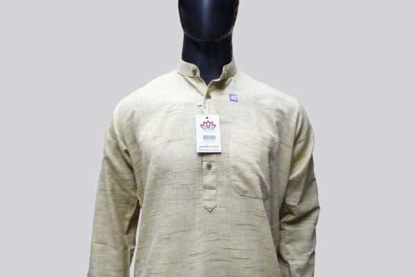 Bhagalpuri Khadi Long Kurta