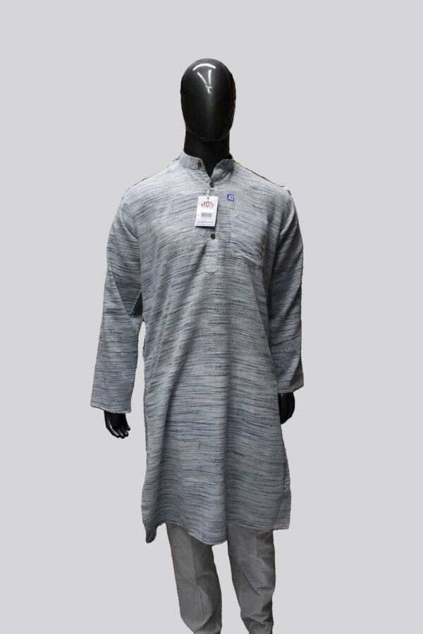 Sudh Khadi Long Kurta - Image 6
