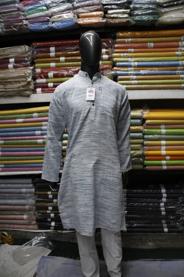 Sudh Khadi Long Kurta - Image 5