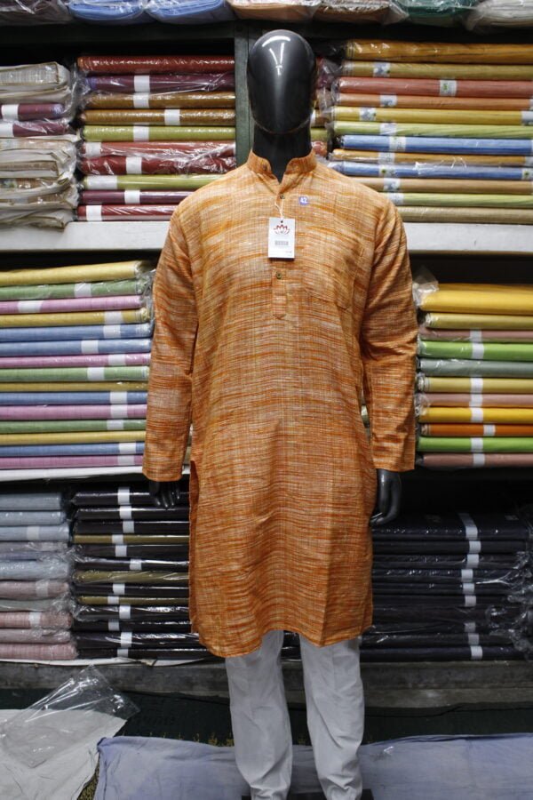 Sangam Khadi Long Kurta - Image 3