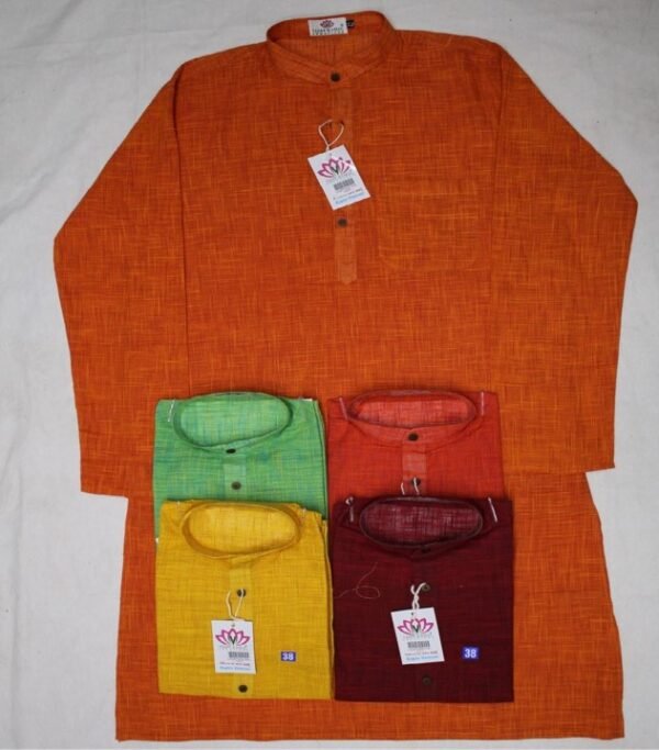 Luxary Khadi Long Kurta - Image 3
