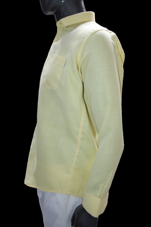 Aqua Linen Full Sleeves Shirt - Image 3