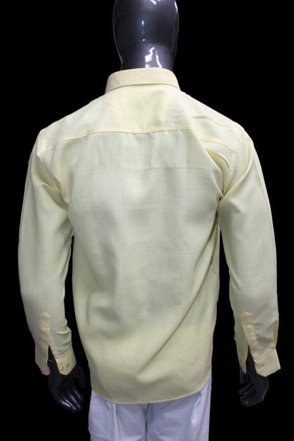 Aqua Linen Full Sleeves Shirt - Image 2