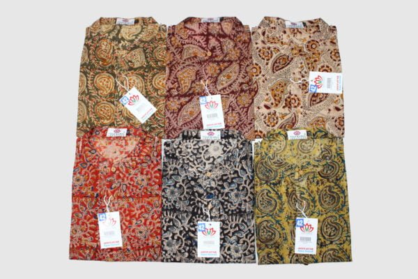 Kalamkari Print Ethnic Long Kurta - Image 2