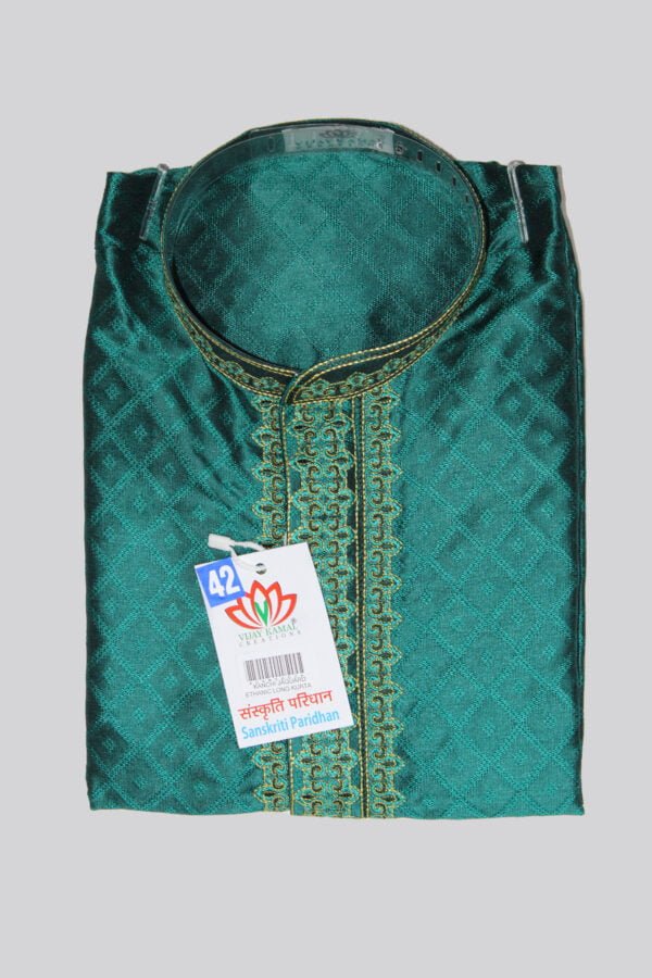 Kanchi Jaquard Ethnic Long Kurta - Image 12