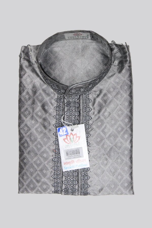 Kanchi Jaquard Ethnic Long Kurta - Image 11