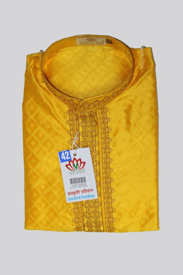Kanchi Jaquard Ethnic Long Kurta - Image 9