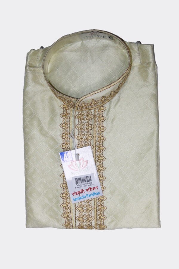 Kanchi Jaquard Ethnic Long Kurta - Image 8