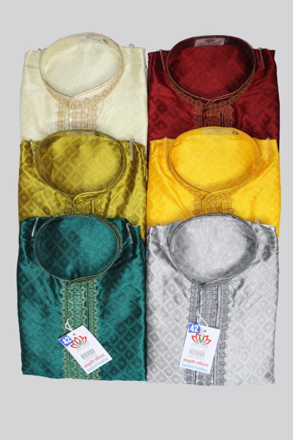 Kanchi Jaquard Ethnic Long Kurta