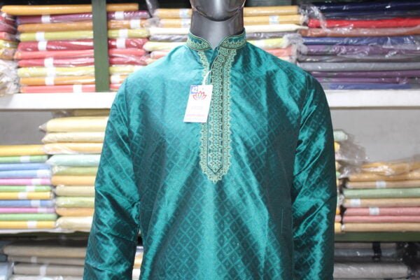 Kanchi Jaquard Ethnic Long Kurta - Image 6