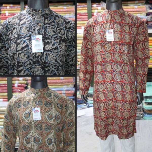 Kalamkari Print Ethnic Long Kurta