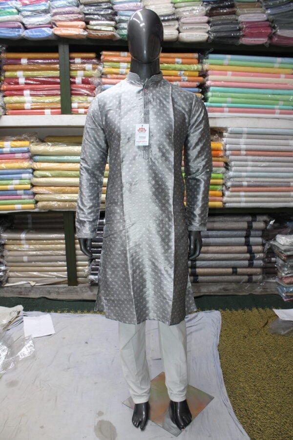 Banarshi Jaquard Ethnic Long  Kurta - Image 6