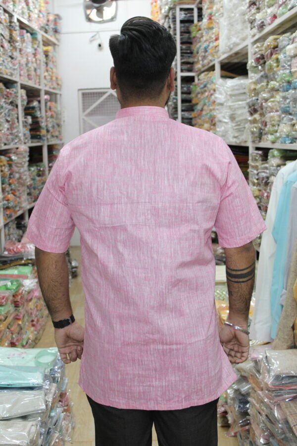 Cotton Slub Short Kurta - Image 4