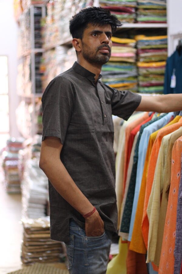 Pin Stripe Short Kurta - Image 12