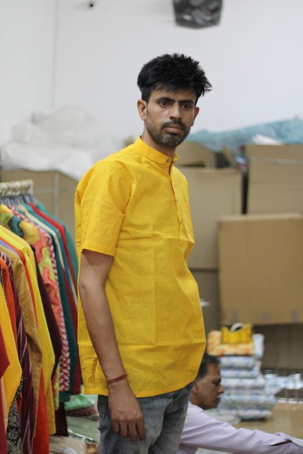 Pin Stripe Short Kurta - Image 4