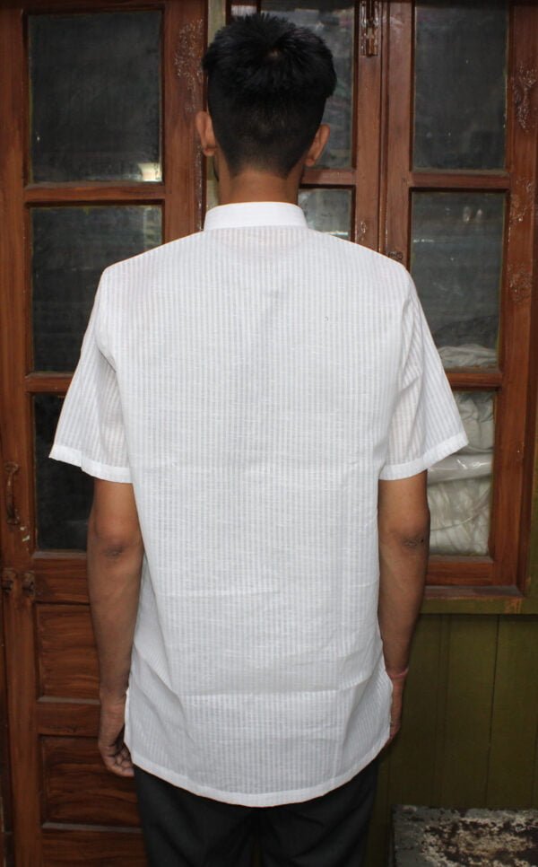 Capital White Short Kurta - Image 2