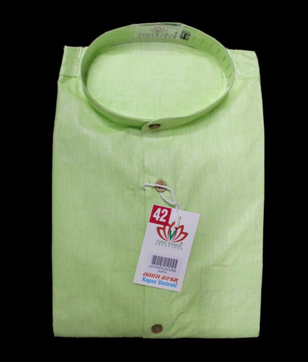Cotton Plain Long Kurta - Image 14