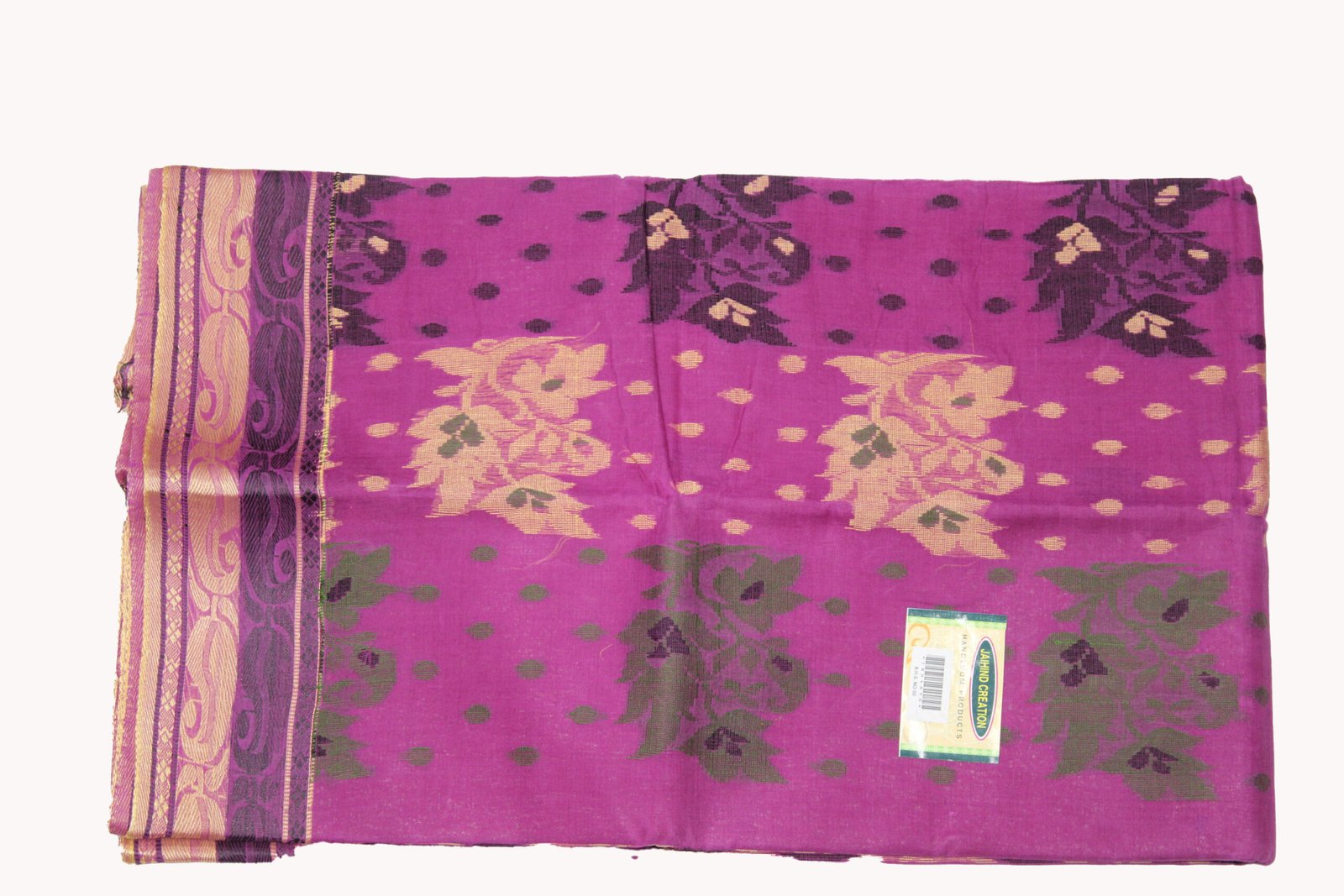 Bangal Handloom Pure Cotton Saree ( Article -50 ) - Image 12